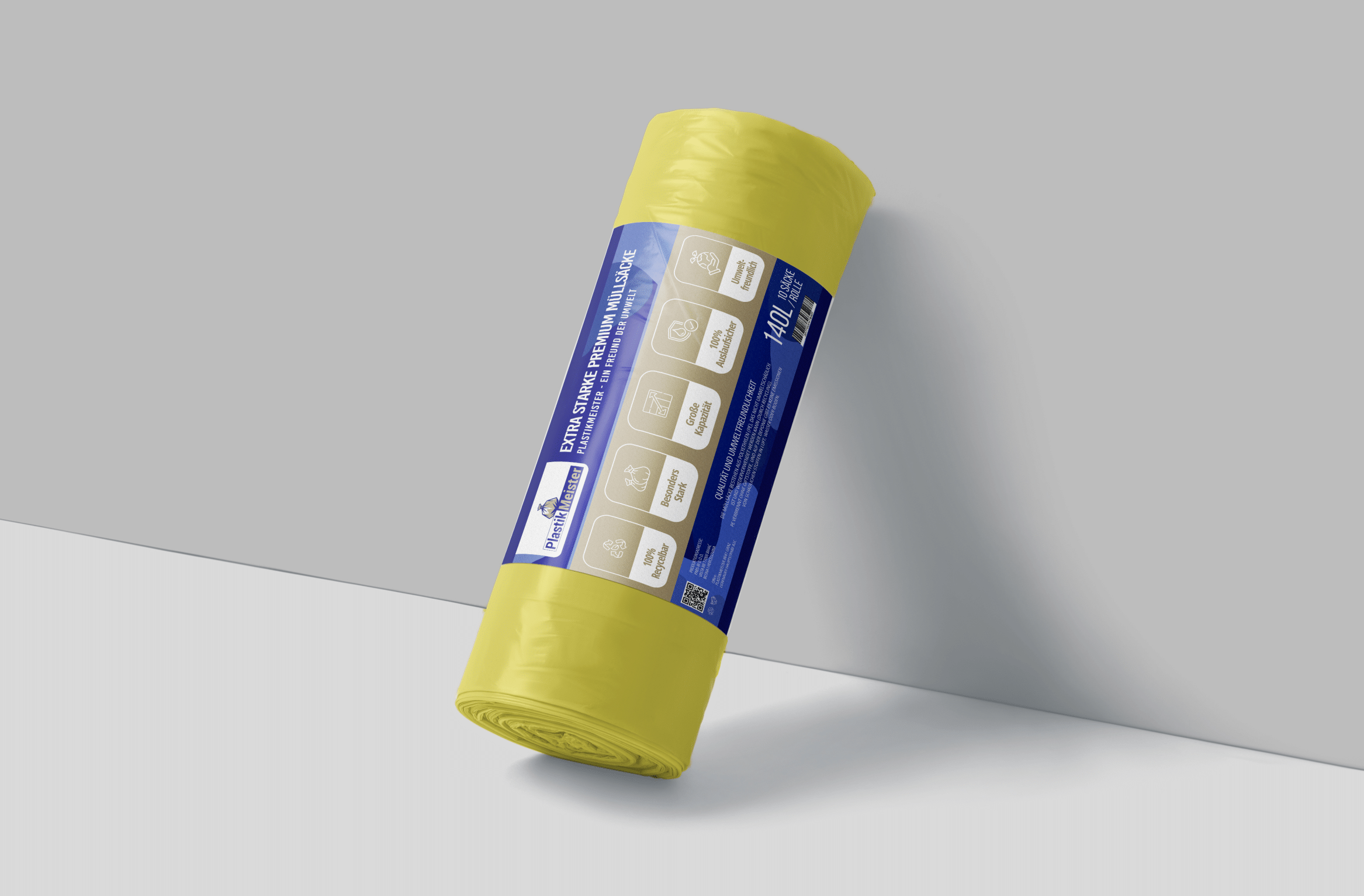 200 Rollen 140L Premium Säcke (1/2 Palette)