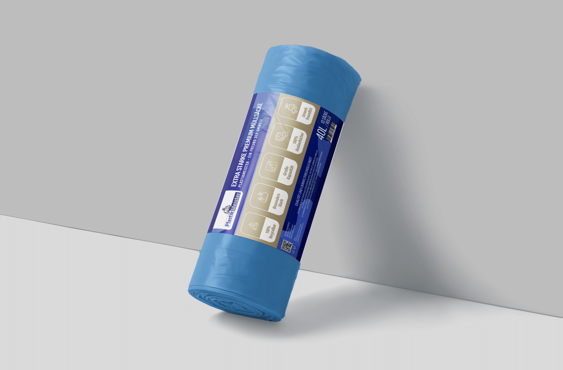 200 Rollen 40L Premium Säcke (1/2 Palette)